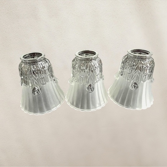 Other - Vintage (3) Light Replacement Shades Lot/3